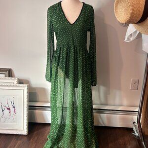 Merci Italia Sheer Maxi Dress